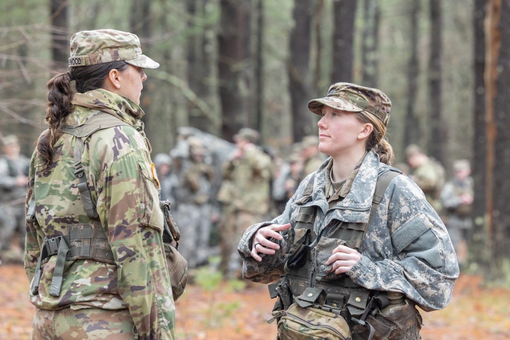 UConn Army ROTC cadets 