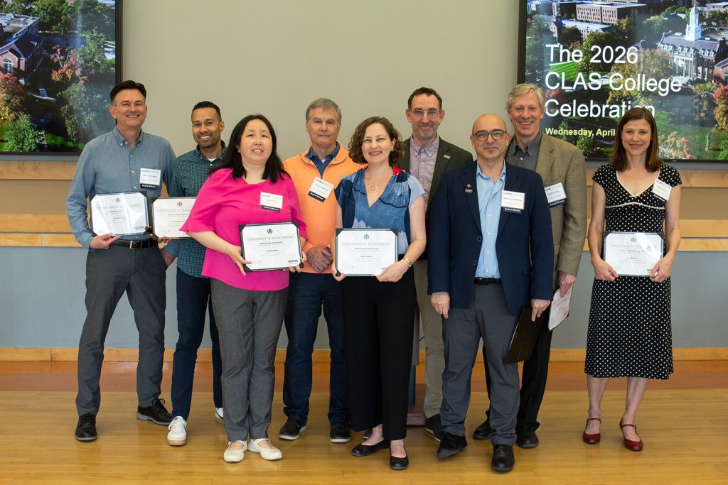 Faculty Staff Award Group photo of recipients
