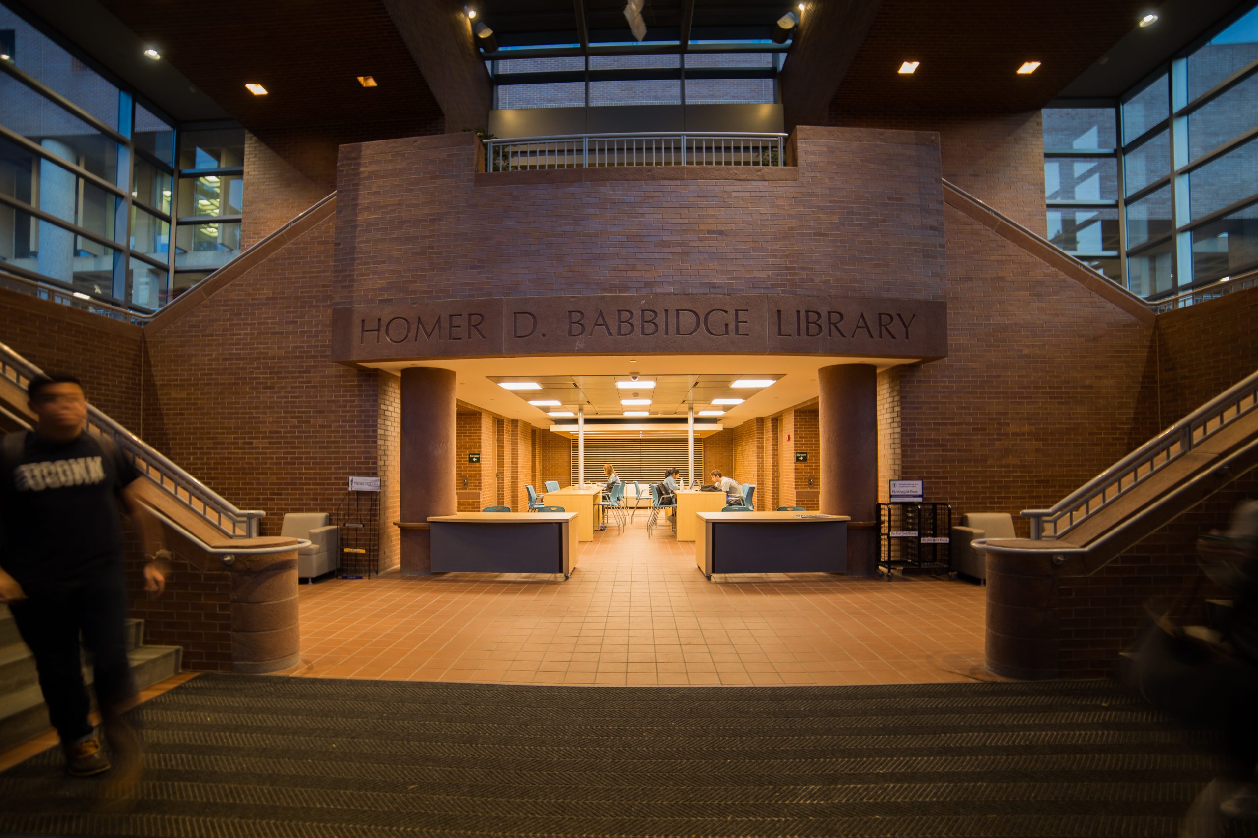 homer library entrance