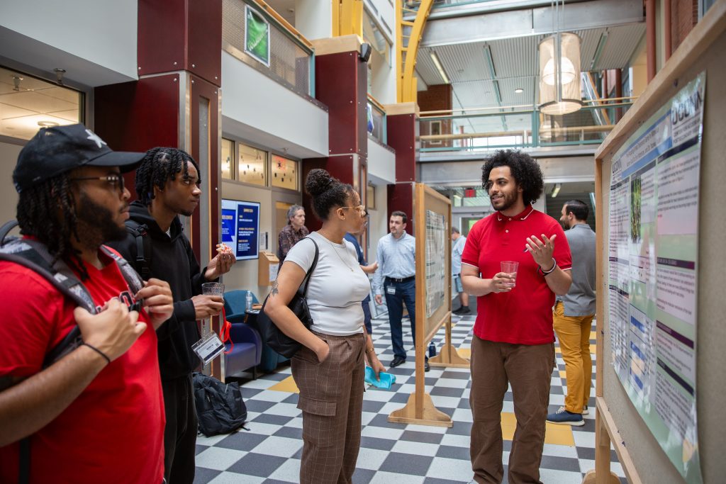 Research Summer Poster Exhibit in the Rowe Center