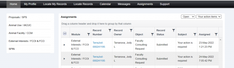 Infoed screenshot